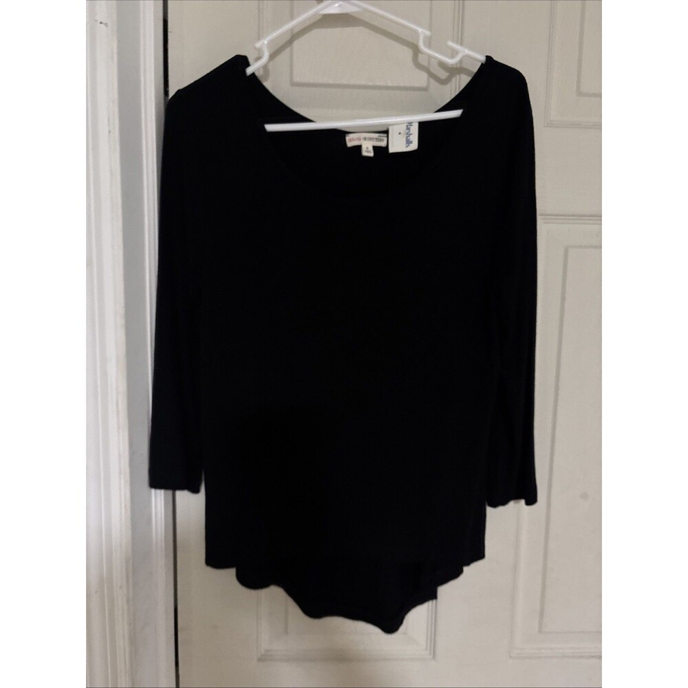 ZENANA OUTFITTERS WOMENS TOP SIZE SMALL BLACK  NWT